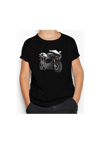 Zepplin Giyim Ducati 1098 Siyah Çocuk Tişört Siyah