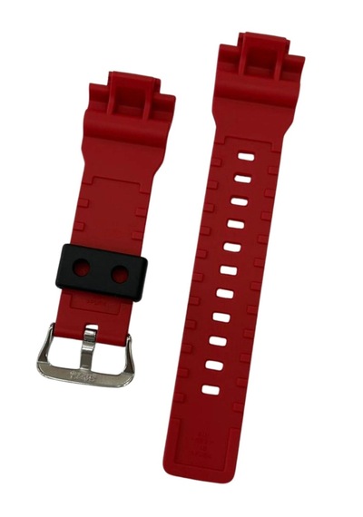 Casio G-shock Ga-800 Kırmızı Renk Orijinal Silikon Saat Kordonu Çok Renkli