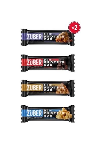 Hi Protein Deneme Paketi 45g X 5 Adet Badem Ezmeli, Kakaolu, Yer Fıstığı Ezmeli, Fındık Ezmeli