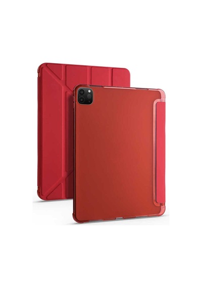 Apple Uyumlu iPad Pro 11'' İnç M1-m2 Çip 2022 / 2021 Silikon Kalemlikli Silikon Sarj Bölmeli Kılıf Kılıf