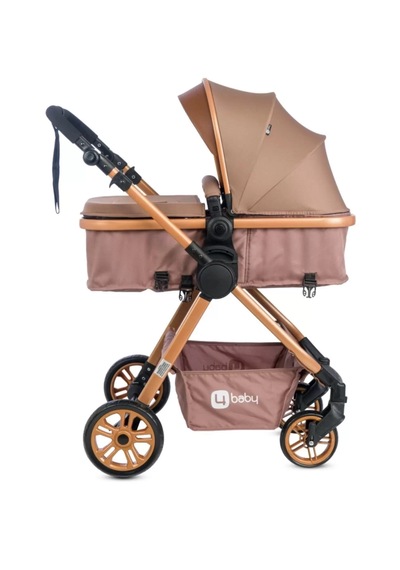 4 Baby Cool Travel Sistem Bebek Arabası Kahverengi