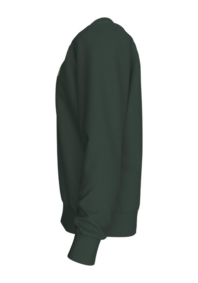 Calvin Klein Ls Eu Badge 350terry Cn Erkek Yeşil Sweatshirt-9574 Sycamore