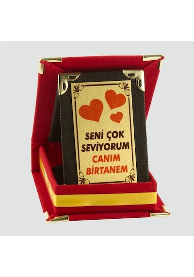 Canım Birtanem Plaketi-kırmızı N162