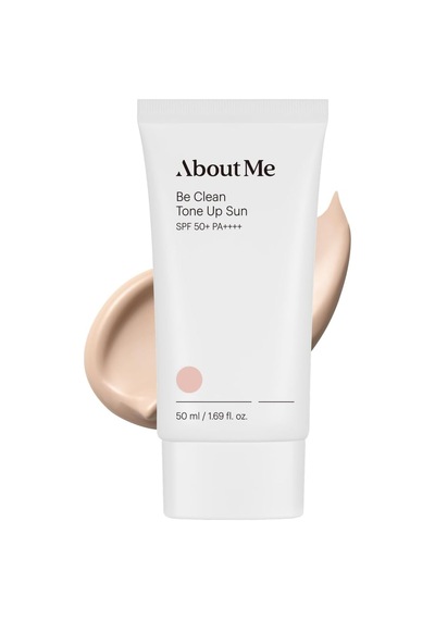 About Me Be Clean Tone Up Sun Spf50+ Pa++++ Ton Eşitleyici Aydınlatıcı Güneş Kremi 50 Ml