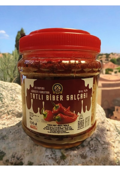 1 Kg Burdur Ev Yapımı Tatlı Biber Salçası