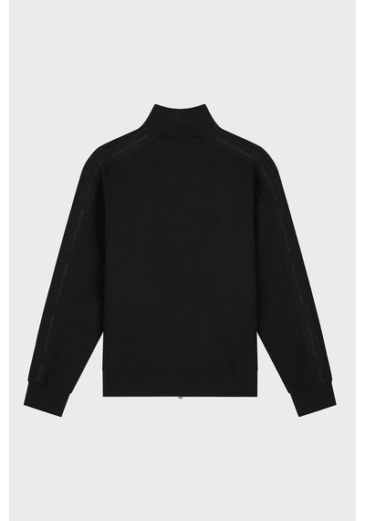 Armani Exchange Pamuk Karışımlı Dik Yaka Fermuarlı Sweat Erkek Sweat Xm003144 Af13047 Uc001 Siyah