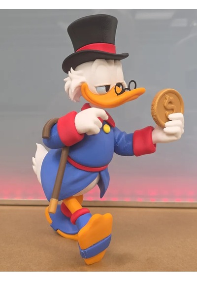 Mc.duck Figür 20cm-3d Baskı-kolleksiyonluk Biblo