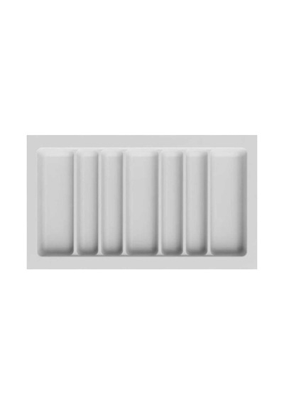 Starax 84x49 Beyaz Plastik Kepçelik 7 Gözlü Modül 90cm S-2690-wp Çok Renkli