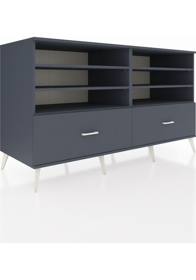 Kronos Konsol 6 Raflı 2 Çekmeceli 176x59x99 Antrasit-antrasit Antrasit-antrasit Kronos Konsol 6 Raflı 2 Çekmeceli 176x59x99 Antrasit-antrasit Antrasit-antrasit