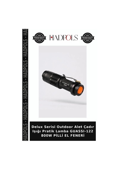 Delux Serisi Outdoor Alet Çadır Işığı Pratik Lamba Guassı-122 800w Pilli El Feneri