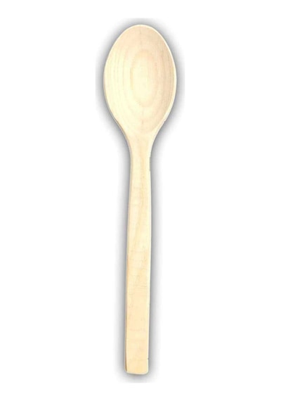 Ahşap Orta Boy Dişbudak Kaşık 27 Cm Çok Renkli