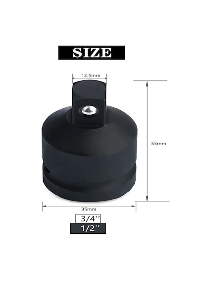 Rico 3/4 T Kol Havalı Düşürücü 3/4-1/2 Adaptör Ve 1/2 Sarhoş Mafsal 3 Parça