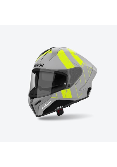 Aıroh Matryx Scope Yellow Matt Kask Gri Sarı
