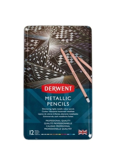Derwent Metallic 12'li Metalik Kalem Seti 2305599