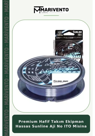 Premium Hafif Takım Ekipman Hassas Sunline Aji No Ito Misina 0.128 - 240mt - 3lb