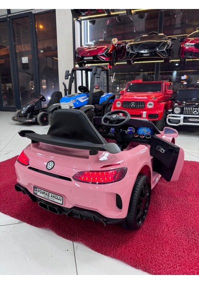 Poyraz Akülü Aşiret Paket Akülü Araba Özel Plaka 12v Pembe