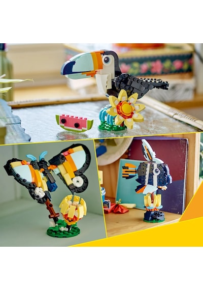 LEGO® Creator 3'ü 1 Arada Vahşi Hayvanlar: Tropikal Tukan Kuşu 31173 - 7 Yaş ve Üzeri Çocuklar için Yaratıcı Oyuncak Yapım Seti (225 Parça) LEGO® Creator 3'ü 1 Arada Vahşi Hayvanlar: Tropikal Tukan Kuşu 31173 - 7 Yaş ve Üzeri Çocuklar için Yaratıcı Oyuncak Yapım Seti (225 Parça)