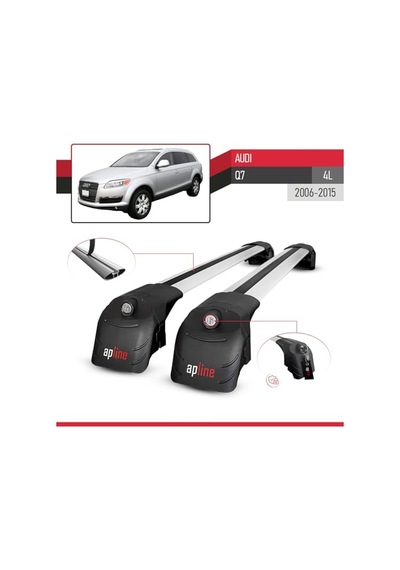 Audi Q7 4l 2006-2015 Arası İle Uyumlu Ace-2 Ara Atkı Tavan Barı Gri 0.5 KG