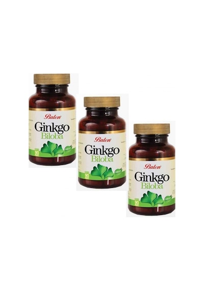3 Adet Balen Ginkgo Biloba 600 MG 60 Kapsül