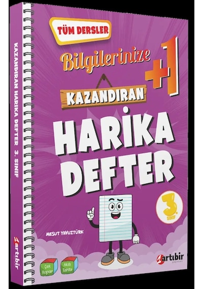 Artıbir Yayınları 3. Sınıf Gün Gün Set + Haftalık Çalışma + Kazandıran Defter 7 Kitap