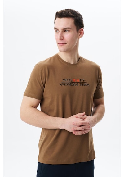 AR-MA Arma Erkek Regular Fit Baskılı Süprem Bisiklet Yaka Tişört Y29344454002 Kahverengi AR-MA Arma Erkek Regular Fit Baskılı Süprem Bisiklet Yaka Tişört Y29344454002 Kahverengi