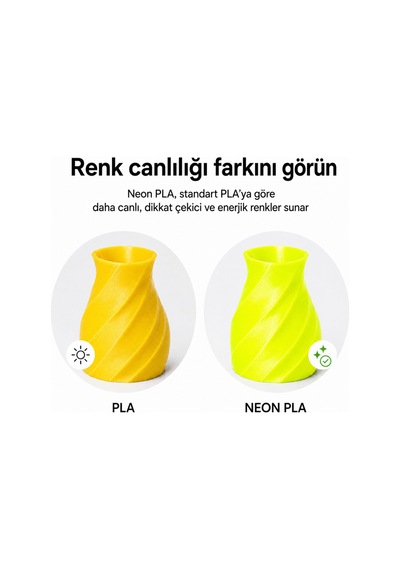 Filament Neon Sarı Pla+ Premium