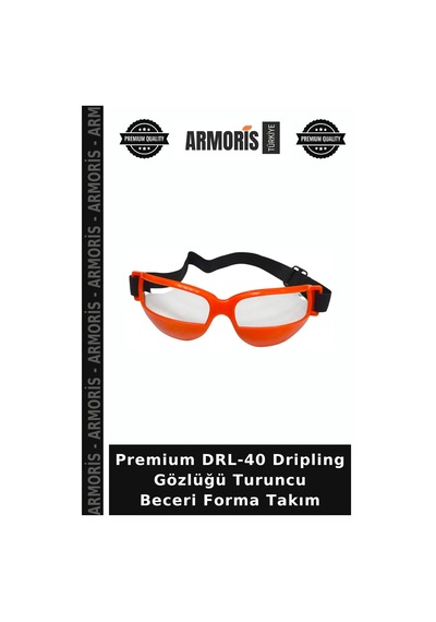 Premium Drl-40 Dripling Gözlüğü Turuncu Beceri Forma Takım