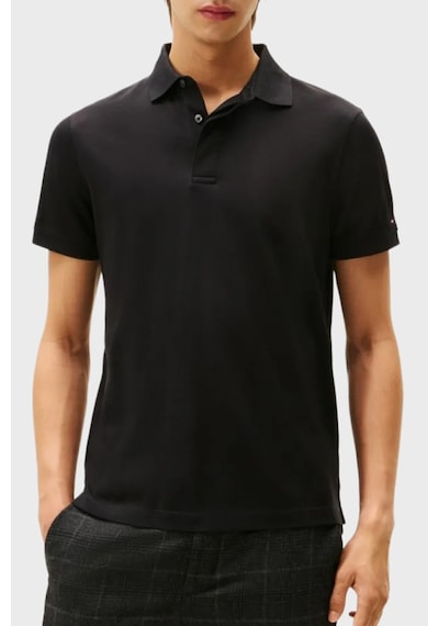 Tommy Hilfiger Erkek Polo Yaka T Shirt Mw0mw41513 Bds Siyah Siyah