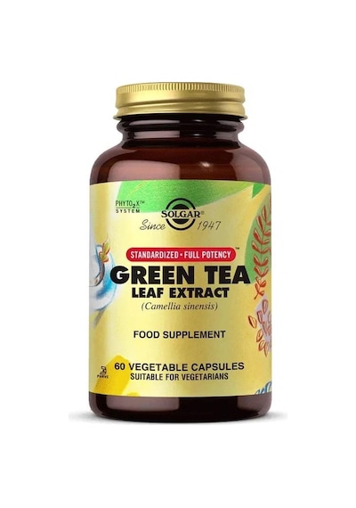 Solgar Green Tea Leaf Extract 60 Kapsül