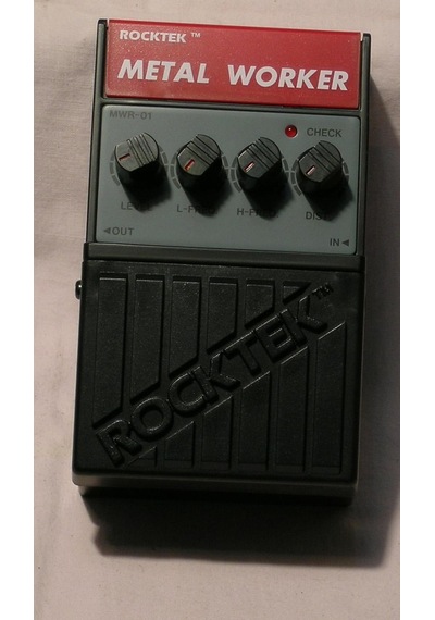 Maxtone Mwr01 Metal Worker Distortion Efekt Pedalı Başlangıç/orta Seviye Agresif Metal Tonları İçin Yüksek Gain Kapasitesi, Dayanıklı Metal Gövde, Hassas Eq Kontrolü Ve Sert Karakterli Distorsiyon