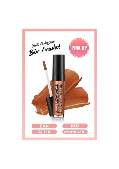 Lıquıd Illumınator Aydınlatıcı Allık 3 in 1  - Pink Up