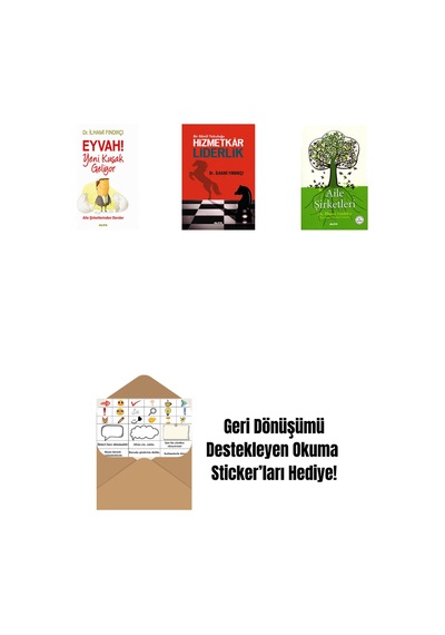 Eyvah Yeni Kuşak Geliyor + Hizmetkar Liderlik Cep Boy + Aile Şirketleri + Okuma Sticker'ları