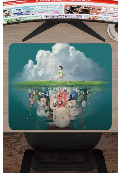 Spirited Away Kaymaz Dikişli Kauçuk Oyuncu Mousepad V5 - 48x40 Xl Gaming Mouse Pad Fare Altlığı