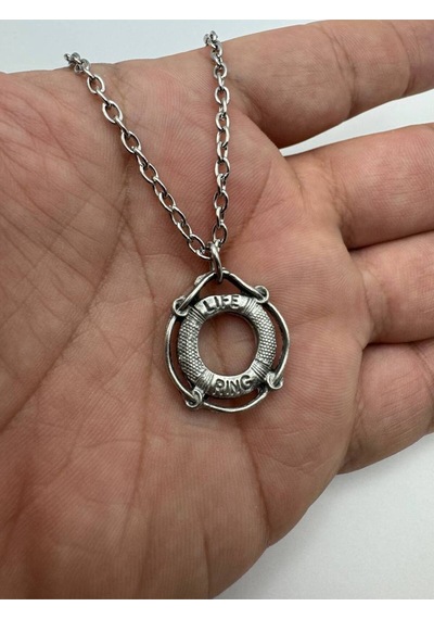 Can Simidi Figürlü Unisex Kolye Antik, Anlamlı Ve Denizci Ruhlu Tasarım Çok renkli