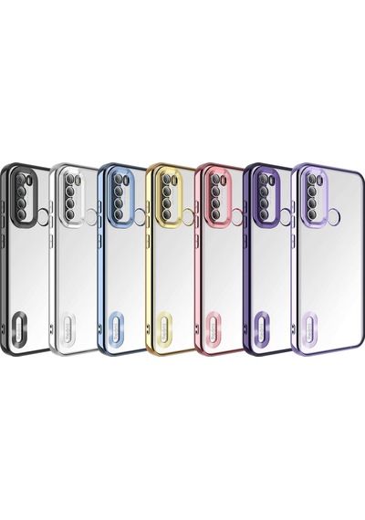 Xiaomi Redmi Note 8 Uyumlu Logo Gösteren Kamera Korumalı Renkli Tasarım Kılıf