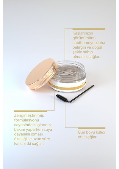 id-T Kaş ve Kirpik Wax Sabitleyici & Şekillendirici Şeffaf Yapı