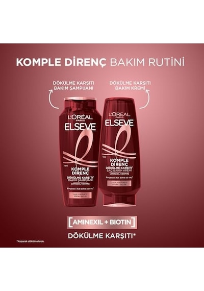 Komple Direnç Dökülme Karşıtı Bakım Kremi 250ml