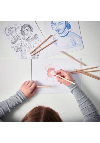 Ikea Solfågel Kalem Seti, Karışık Renkler, 24 Adet
