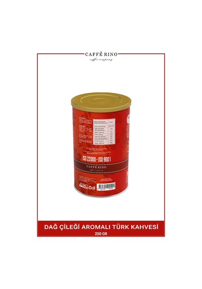 Caffe Rino Dağ Çileği Aromalı Türk Kahvesi 250 G