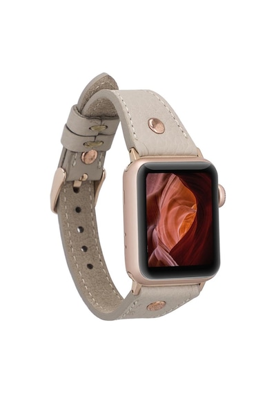 Apple Watch Uyumlu Deri Kordon 38-40-41mm Slim Rgtr Erc3