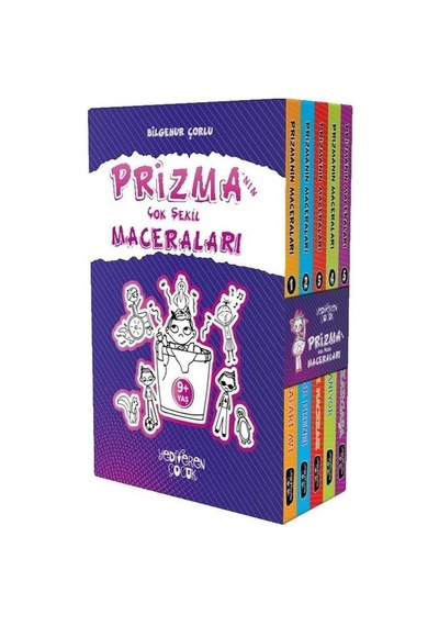 Prizmanın Çok Şekil Maceraları-5 Kitap Takım - Bilgenur Çorlu - Yediveren Çocuk