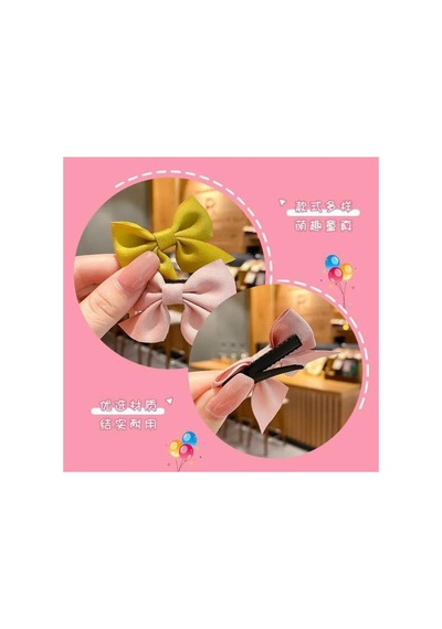 So Much 2'li Pens Saten Fiyonk Toka Seti Pembe - 619450209 Pembe - 619450209 Pembe