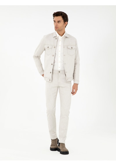Cacharel Bej Regular Fit Jean Ceket