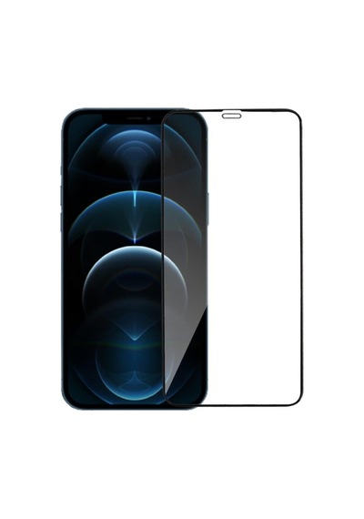 Apple Uyumlu iPhone 12 Pro Max Tam Kaplayan Temperli Ekran Koruyucu Cam (484049580) 10 Tl Fark Ile Şeffaf Kılıf