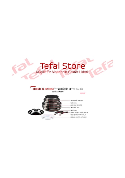 Tefal Ingenio Xl Intense Titanyum 2X Büyük Set 12 Parça