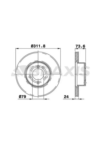 Bmw 320d E90 Fren Diski On 2005-2011 Braxıs Ad0139 2adettir