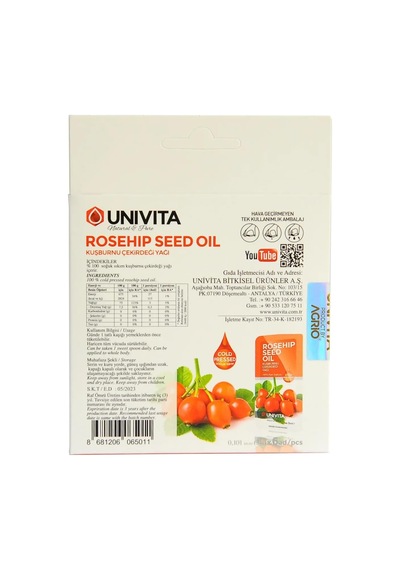 %100 Doğal Soğuk Sıkım Kuşburnu Çekirdeği Yağı - Rosehip Seed Oil 3 Ml X 6 Adet Diğer