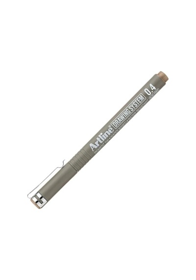 Artline Teknik Çizim Kalemi 0.4mm Pale Brown - Pastel Kahve