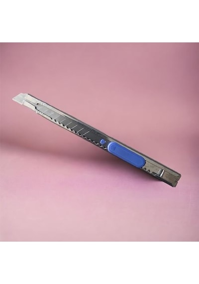 Metal Tokalı Çıtçıtlı İnce Falçata 3'lü Mavi + Kırmızı + Yeşil