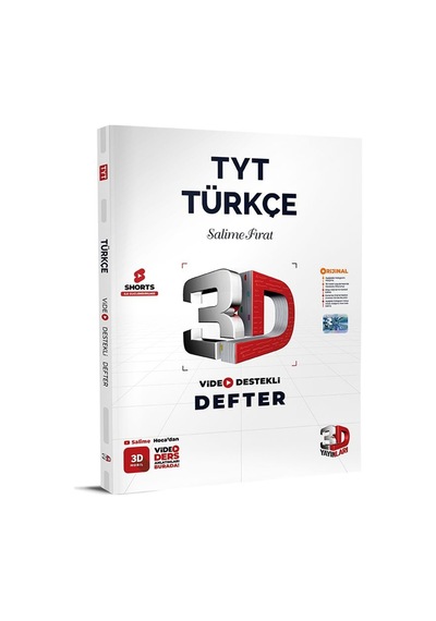 3d 2025-2026 Tyt Tüm Dersler Detaylı Video Destekli Konu Seti